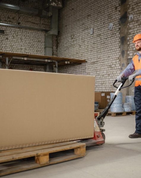 man-working-with-heavy-box